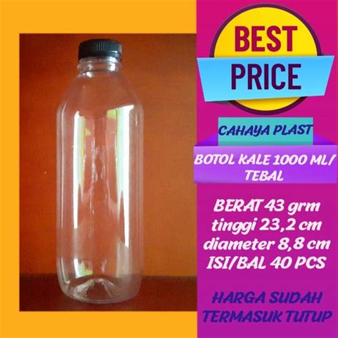 Jual Botol Kale 1 Liter Botol Plastik 1000Ml Botol Kale 1000Ml KHUSUS