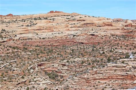 Isla Del Parque Nacional Canyonlands En Sky Utah Foto De Archivo