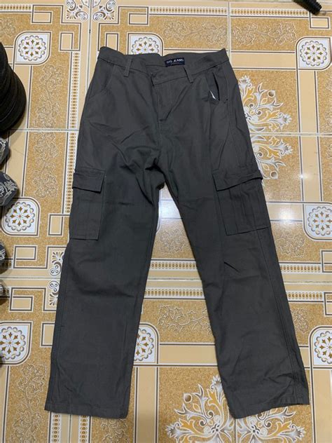 Dark Gray Cargo Pants Mens Fashion Bottoms Jeans On Carousell