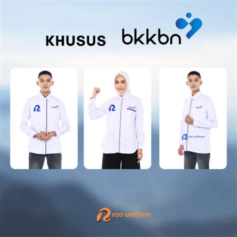 Jual B 001 Baju Kerja Kantor BKKBN Kemeja Putih BKKBN Seragam Dinas