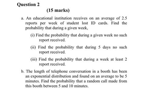 Solved Question 2 15 Marks A An Educational Institution