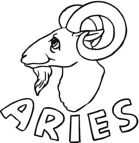 Aries Zodiac Sign Coloring Page Gemini Sign Horoscope Gemini Aries