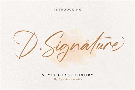 D.Signature Font - Dafont Free