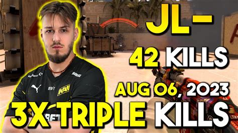 JL 42Kills On Mirage 3x Triple Kills Quadro Kill FACEIT 5V5