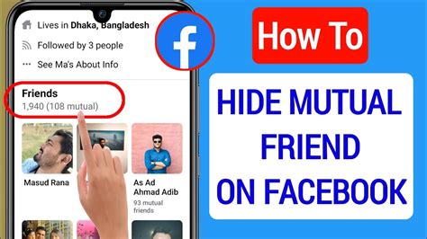 How To Hide Mutual Friend On Facebook 2023 Update Facebook Mutual