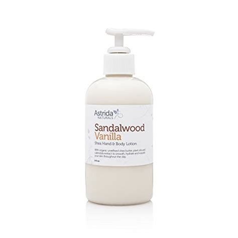 Sandalwood Vanilla Shea Butter Hand And Body Lotion With Organic Fair