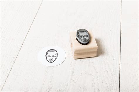 Jesse Pinkman Rubber Stamp Portrait Etsy