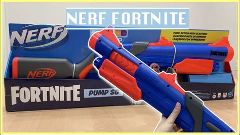 Nerf Fortnite Pump Sg Blaster Pump Action With Mega Darts Ages New