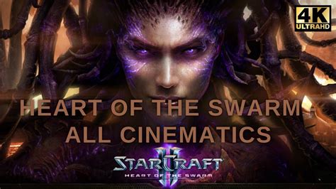 StarCraft II HOTS All Cinematics Cutscenes Of Heart Of The Swarm