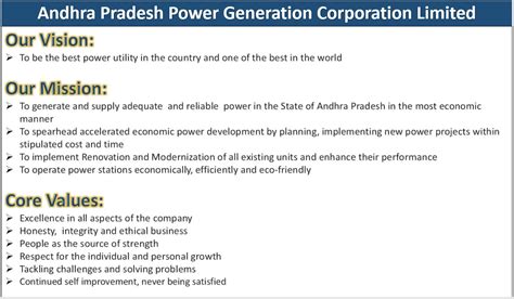 APGENCO Andhra Pradesh Power Generation Corporation Limited