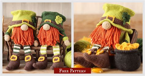 Saint Patrick S Day Leprechaun Gnome Free Crochet Pattern