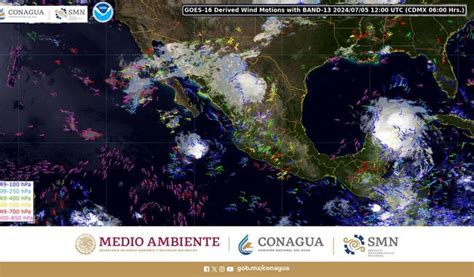 El Hurac N Beryl Ocasionar Lluvias Torrenciales En Campeche Quintana