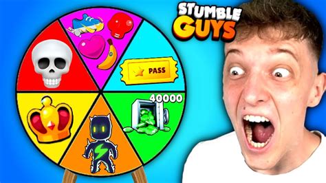 GLÜCKSRAD entscheidet ALLES in Stumble Guys für 1 VIDEO Bolt Skin