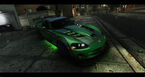 2008 Dodge Viper NFSMW 4K JV Livery GTA 5 Mods