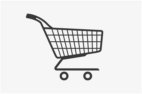 Shopping Cart Icon Vector Illustration Graphic By Masum Bhuiyan