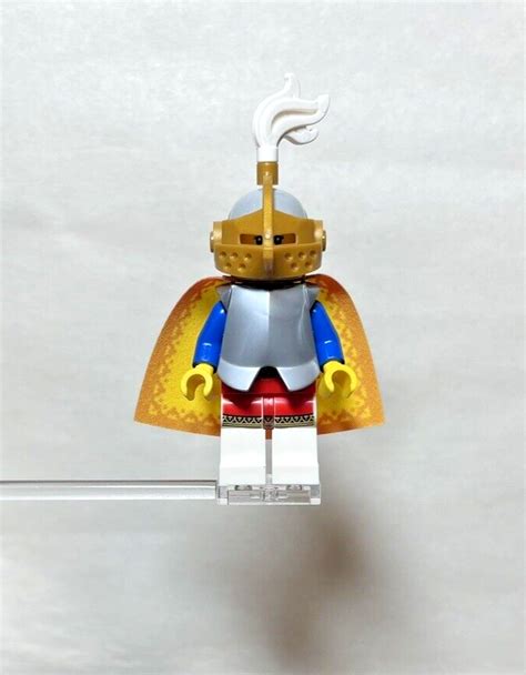 Lego Lady Of The Brave Lion Knights Minifigure With Cape And Armor