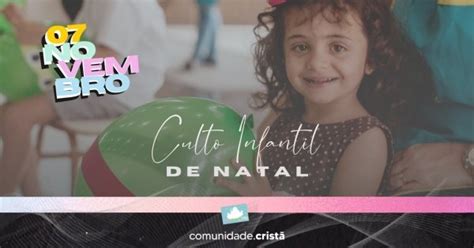 Culto Infantil Natal Especial Em Nova Friburgo Sympla