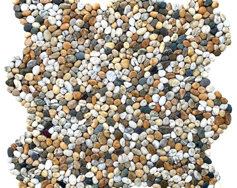 Hand Made Pebble Tile Grey Mosaic 1 Sq Ft Use For Mosaics Showers