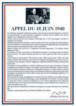 Appel Du 18 Juin 1940 La Naissance De La France Libre