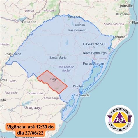 Alerta Da Defesa Civil Rs Defesa Civil Do Rio Grande Do Sul