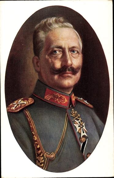 K Nstler Ak Kaiser Wilhelm Ii Von Preu En Portrait In Uniform