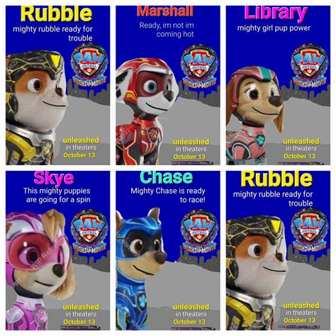 Paw Patrol The Mighty Movie Of Pups Leaked By Braylau On Deviantart