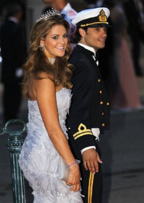 Princess Madeleine With Her Brother Prince Carl Philip Of Sweden Attend The Official Dinner On