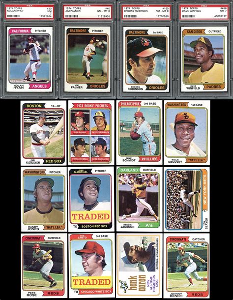 Lot Detail 1974 Topps Baseball Complete Set With PSA Graded Plus