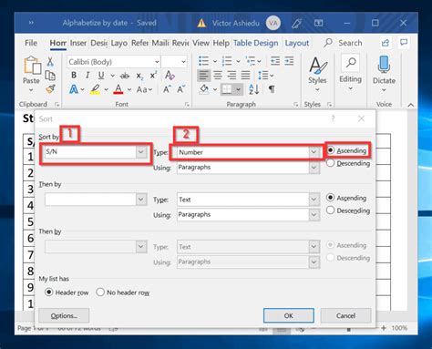 How To Alphabetize In Word Sort Lists Or Tables In Microsoft Word