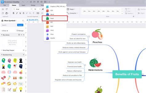 Create Mind Map For Excel Edraw