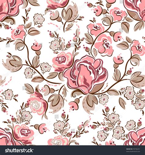 Seamless Vintage Pattern Stock Vector Shutterstock