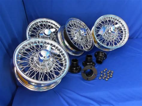 Triumph Spitfire Gt Herald Vitesse Chrome Wire Wheel Kit Tr Shop