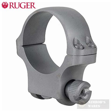 Ruger 30mm Medium Scope Ring 1 W Hawkeye Finish 90318 Nimrods Wares