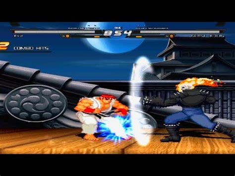 RYU VS GHOST RIDER AMAZING EPIC BATTLE YouTube