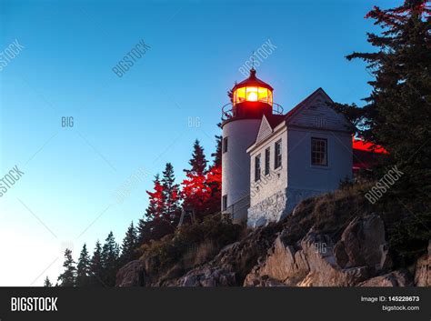 Bass Harbor Lighthouse Image & Photo (Free Trial) | Bigstock