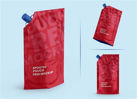 Free Stand Up Spouted Doypack Pouch Mockup Psd Good Mockups