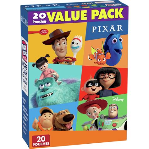 Betty Crocker Disney Pixar Fruit Snacks Value Pack 20 Ct