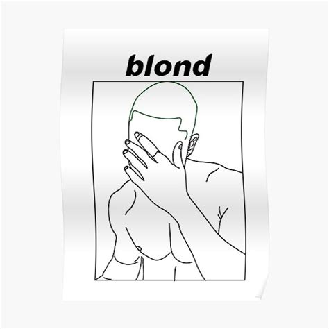 Frank Ocean Blond Album Cover Premium Matte Vertical Poster Sold By