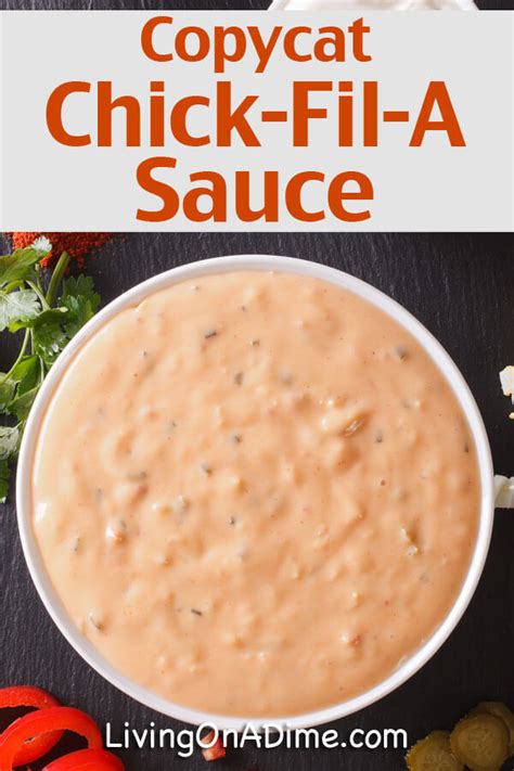 Copycat Chick-Fil-A Sauce Recipe - Living on a Dime To Grow Rich