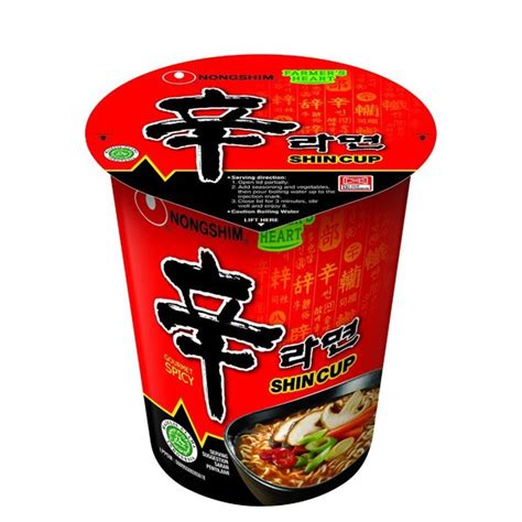 Jual Nongshim Farmers Heart Shin Ramyun Cup Mie Ramen Instan Di Lapak