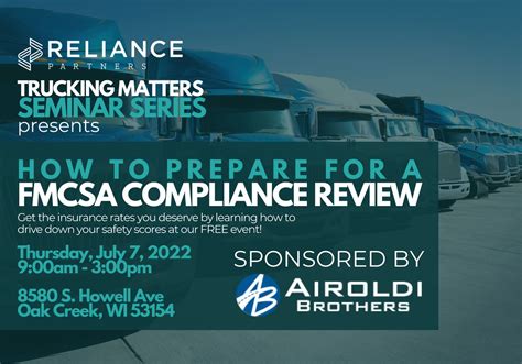 How To Prepare For A Fmcsa Compliance Review 8580 S Howell Ave Oak