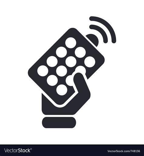 Remote Icon Royalty Free Vector Image Vectorstock