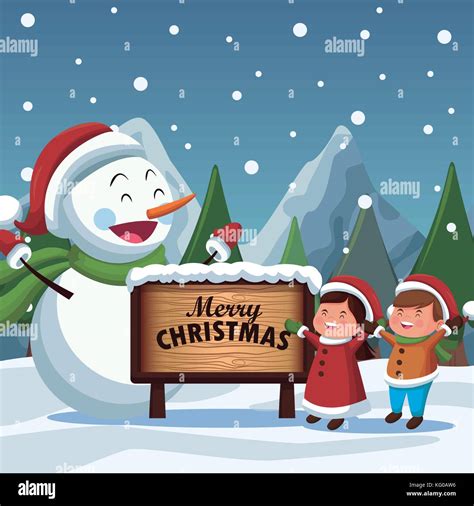 Merry christmas cartoon Stock Vector Image & Art - Alamy