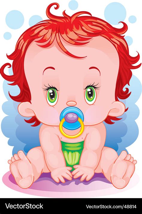 The Baby Royalty Free Vector Image Vectorstock