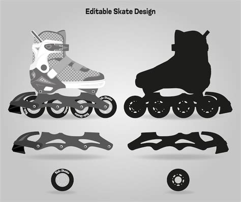 Vectores E Ilustraciones De Patines Ruedas Solos Para Descargar Gratis