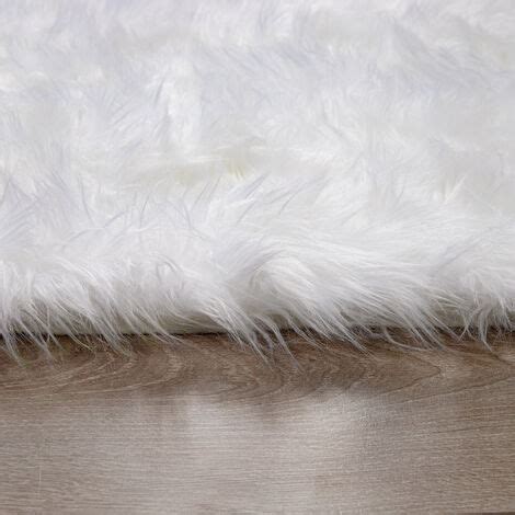 Paco Home Tapis De Salon Fausse Fourrure Imitation Shaggy Coussins De