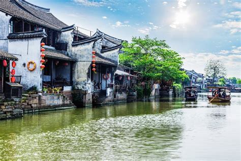 Jiangnan Ancient Town Editorial Stock Image Image Of City 55087324