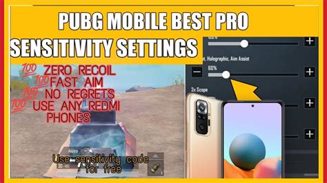 BEST PUBG SENSITIVITY SETTINGS FOR REDMI NOTE 10 PRO MAX BEST PUBG