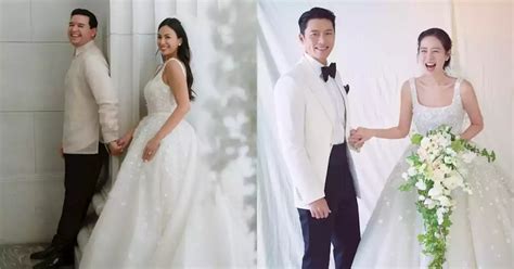 Dominique Cojuangcos Bridal Gown Reminds Us Of One Of Son Ye Jin S