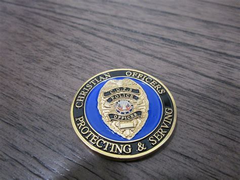 Cops Christian Police Officers Protecting And Serving Challenge Coin